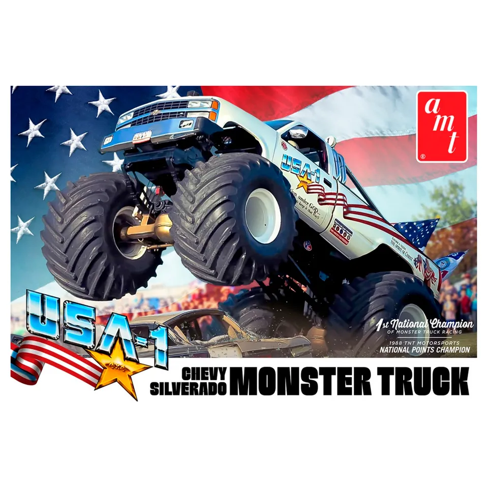 ak-interactive-1-25-chevrolet-silverado-usa-1-monster-truck image 1