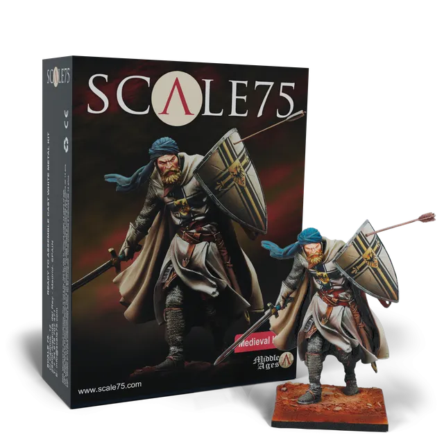 scale75-medieval-knight-75mm-figura-in-metallo-bianco-da-dipingere image 1