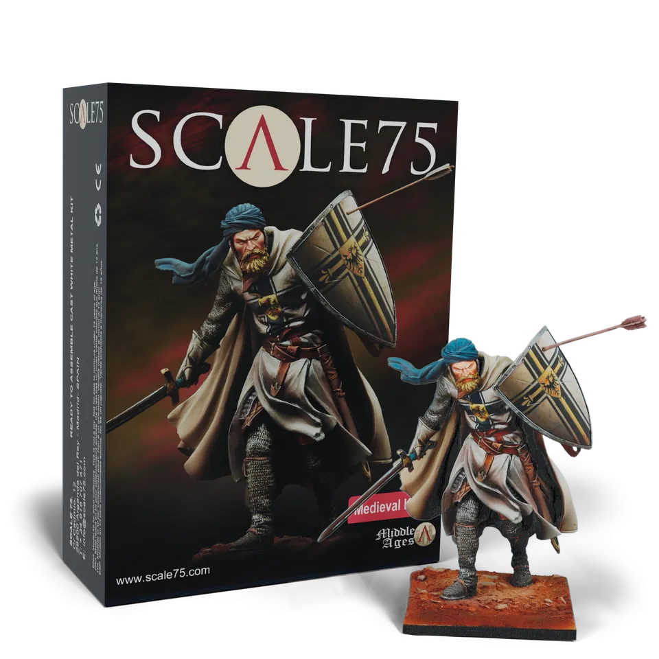 scale75-medieval-knight-75mm-figura-in-metallo-bianco-da-dipingere image 1