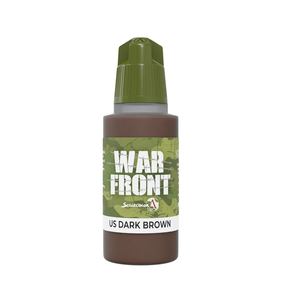 scale75-warfront-us-dark-brown-pittura-acrilica-17-ml-opaca image 1