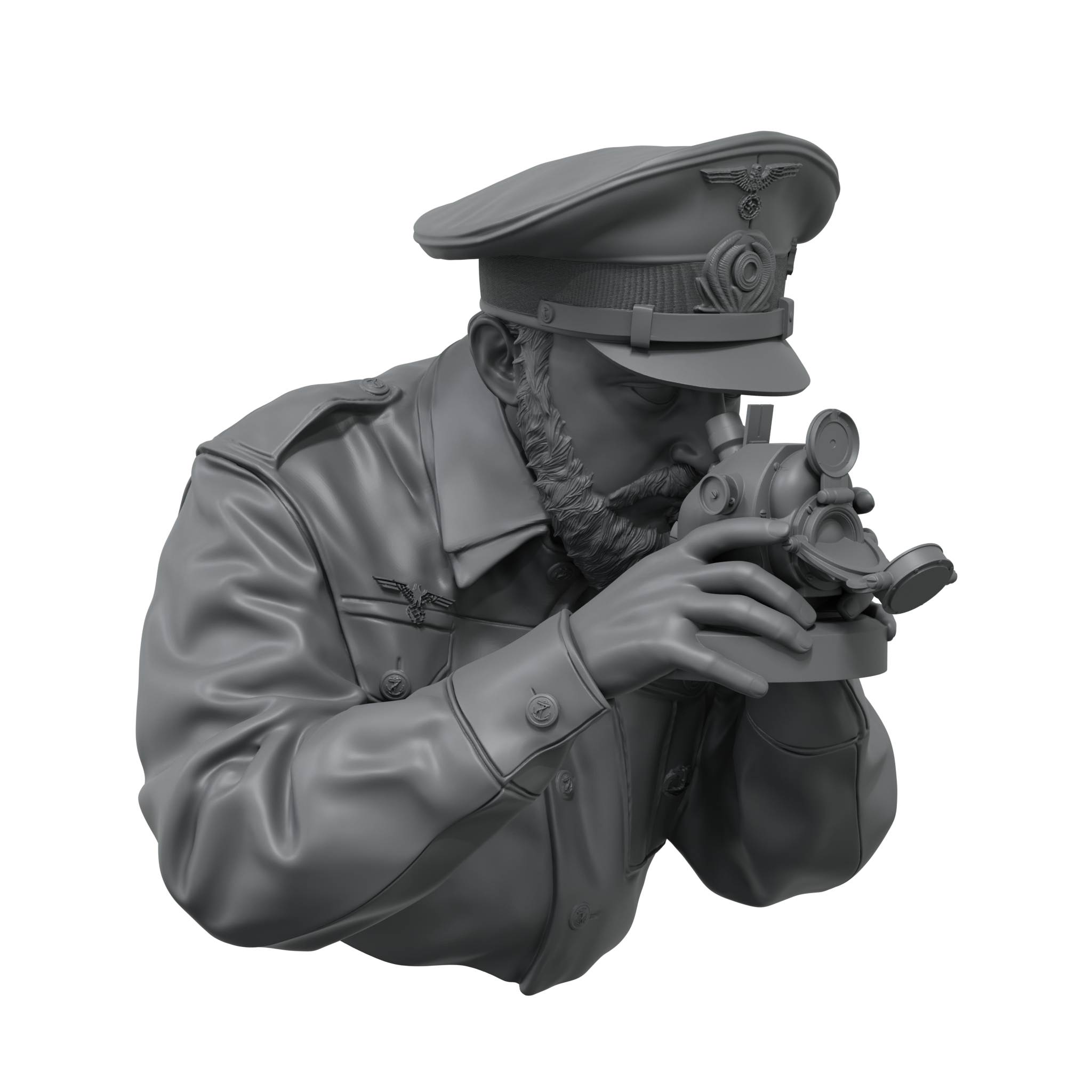 scale75-warfront-warrant-officer-scala-1-10-figura-in-resina-da-montare-e-diping image 3