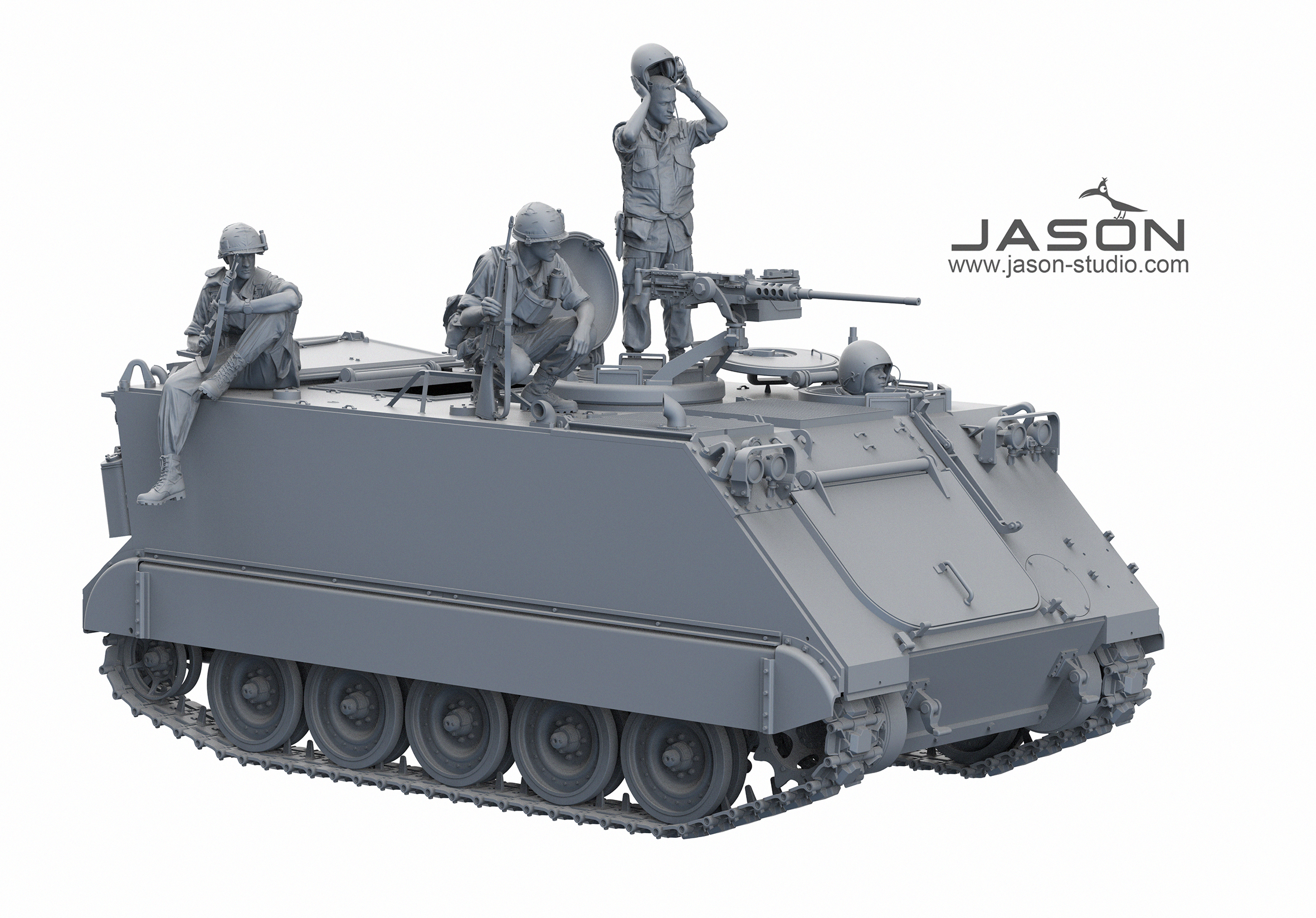 ak-interactive-1-16-equipaggio-e-fanteria-m113-apc-set-figurine-armored-personne image 3