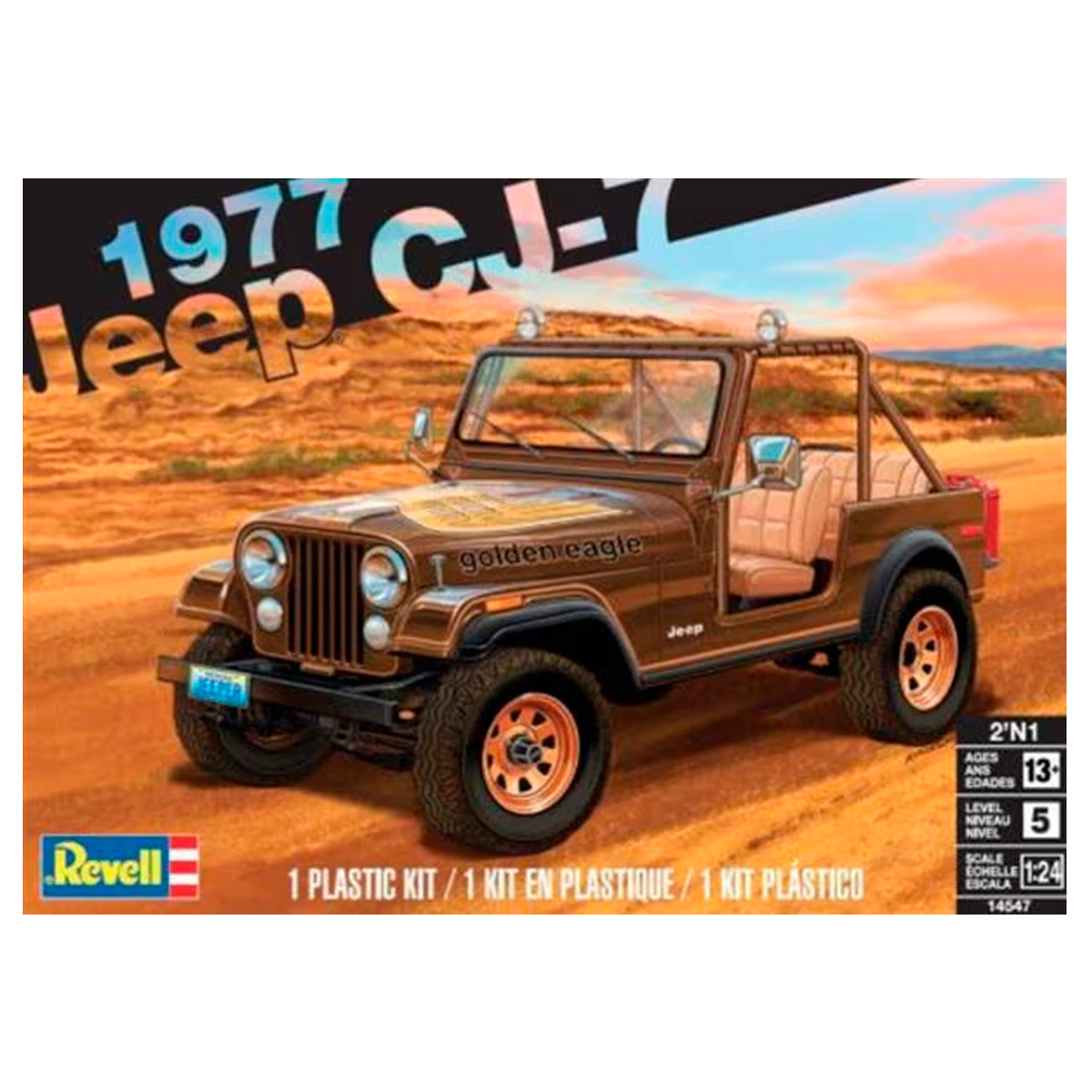 ak-interactive-1-24-jeep-cj-7-1977-kit-modello-in-scala-1-24 image 1