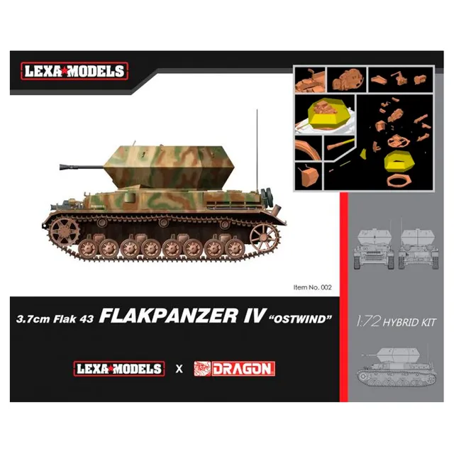 ak-interactive-3-7cm-flak43-flakpanzer-iv-ostwind-1-72-kit-modellismo-militare image 1
