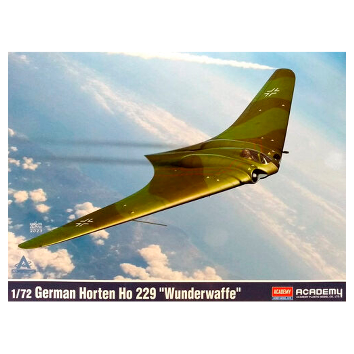 ak-interactive-1-72-german-horten-ho-229-wunderwaffe-kit-aereo-da-costruire image 1
