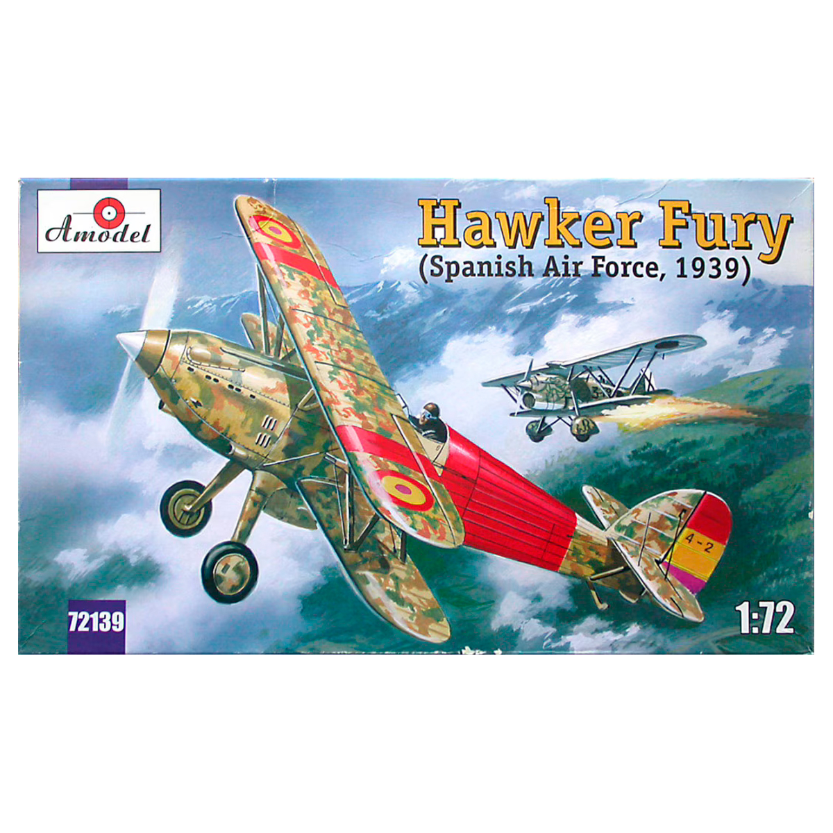 amodel-1-72-hawker-fury-spanish-air-force-1939 image 1
