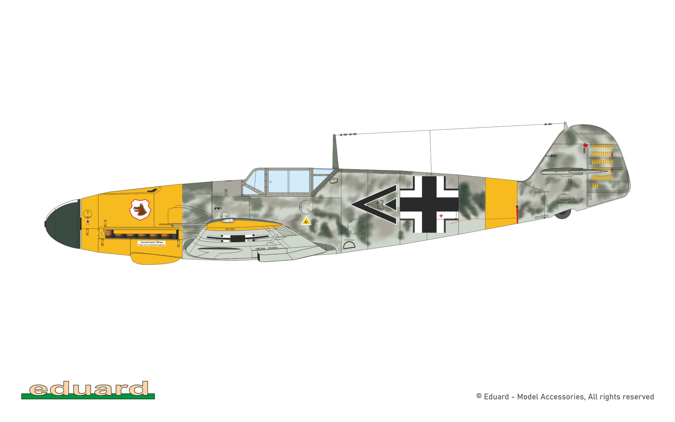 ak-interactive-1-72-bf-109f-4-kit-di-modellismo-del-caccia-tedesco image 5
