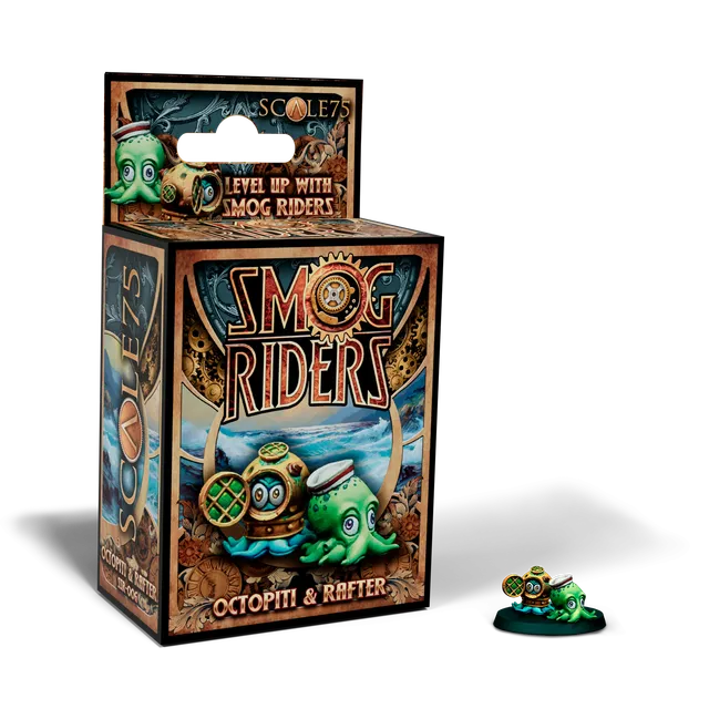 scale75-the-smog-riders-octopiti-and-rafter-miniatura-resina-35mm-chibi image 1