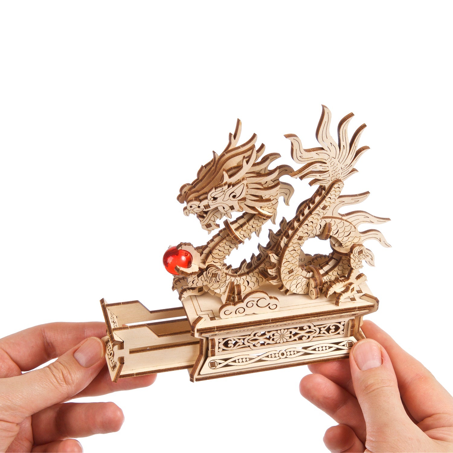 ugears-wood-dragon-modellino-drago-portafortuna-in-legno-3d-con-box image 4