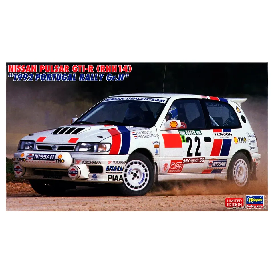 ak-interactive-1-24-nissan-pulsar-gti-r-rnn14-1992-portugal-rally-gr-n-kit-auto- image 1