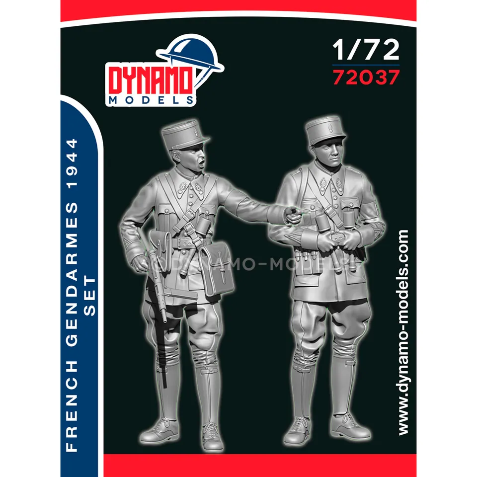 ak-interactive-1-72-french-gendarme-1944-set-kit-figure-da-costruire image 1
