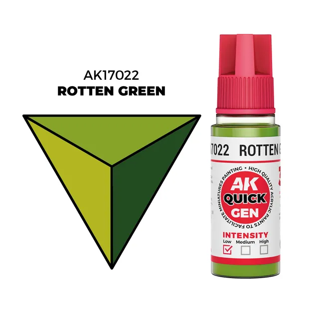 ak-interactive-quick-gen-verde-podrido-colore-acrilico-modellismo image 1