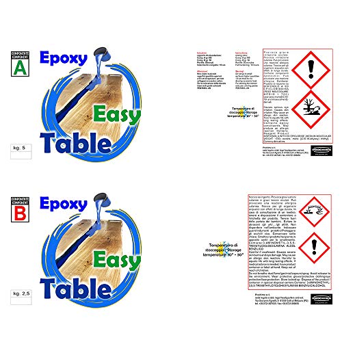 prochima-epoxy-easy-table-4-cm-resina-epossidica-trasparente-a-b-da-7500-g-per-t image 6