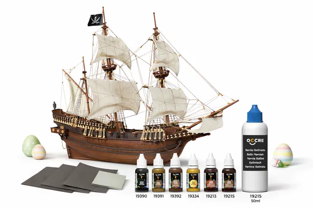 occre-buccaneer-scala-1-100-pack-di-pasqua-modellino-completo-con-colori image 1