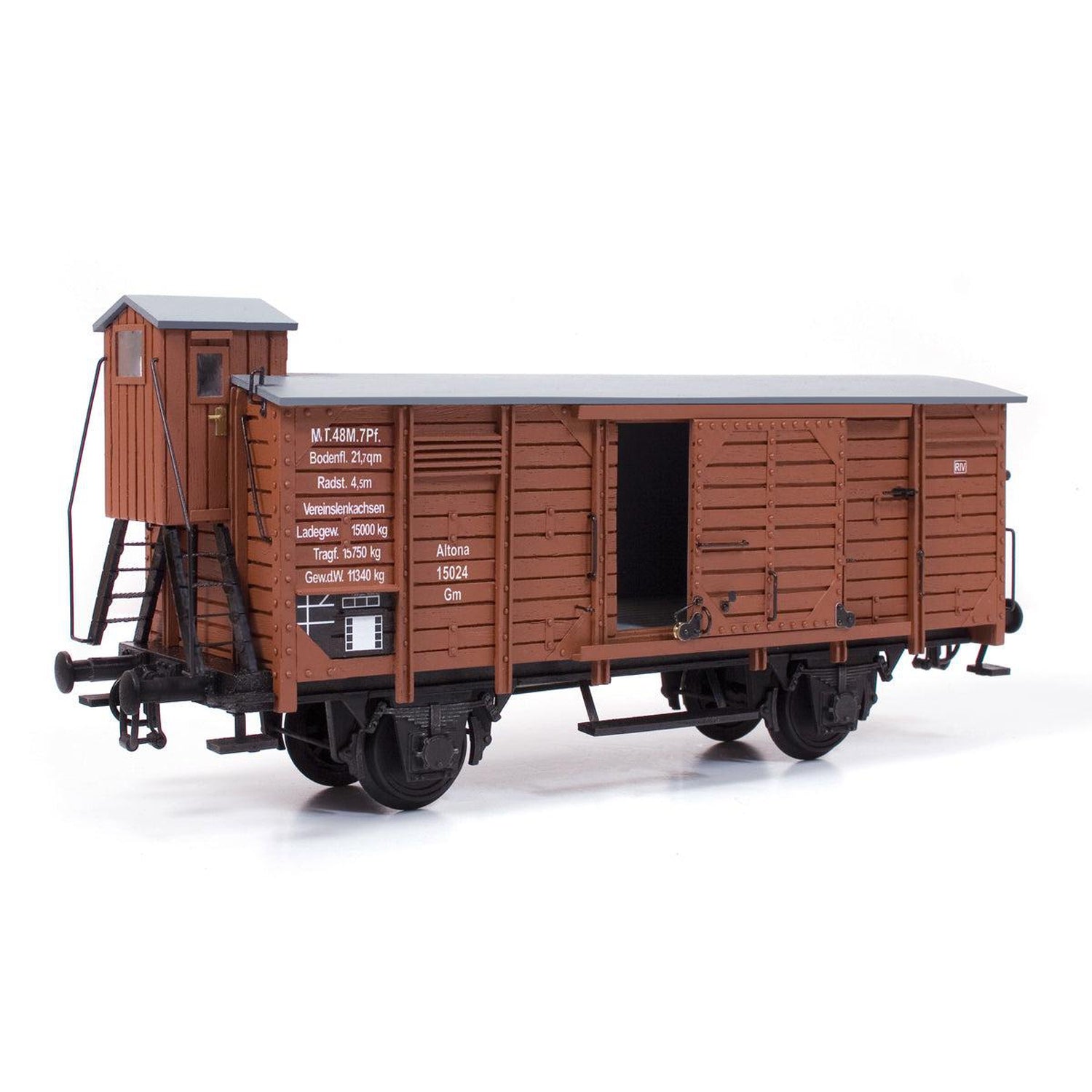 occre-vagone-merci-chiuso-g-wagen-con-garitta-kit-ferroviario image 8