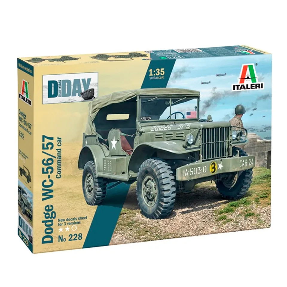 ak-interactive-dodge-staff-car-wc56-scala-1-35-kit-modellismo-militare image 1