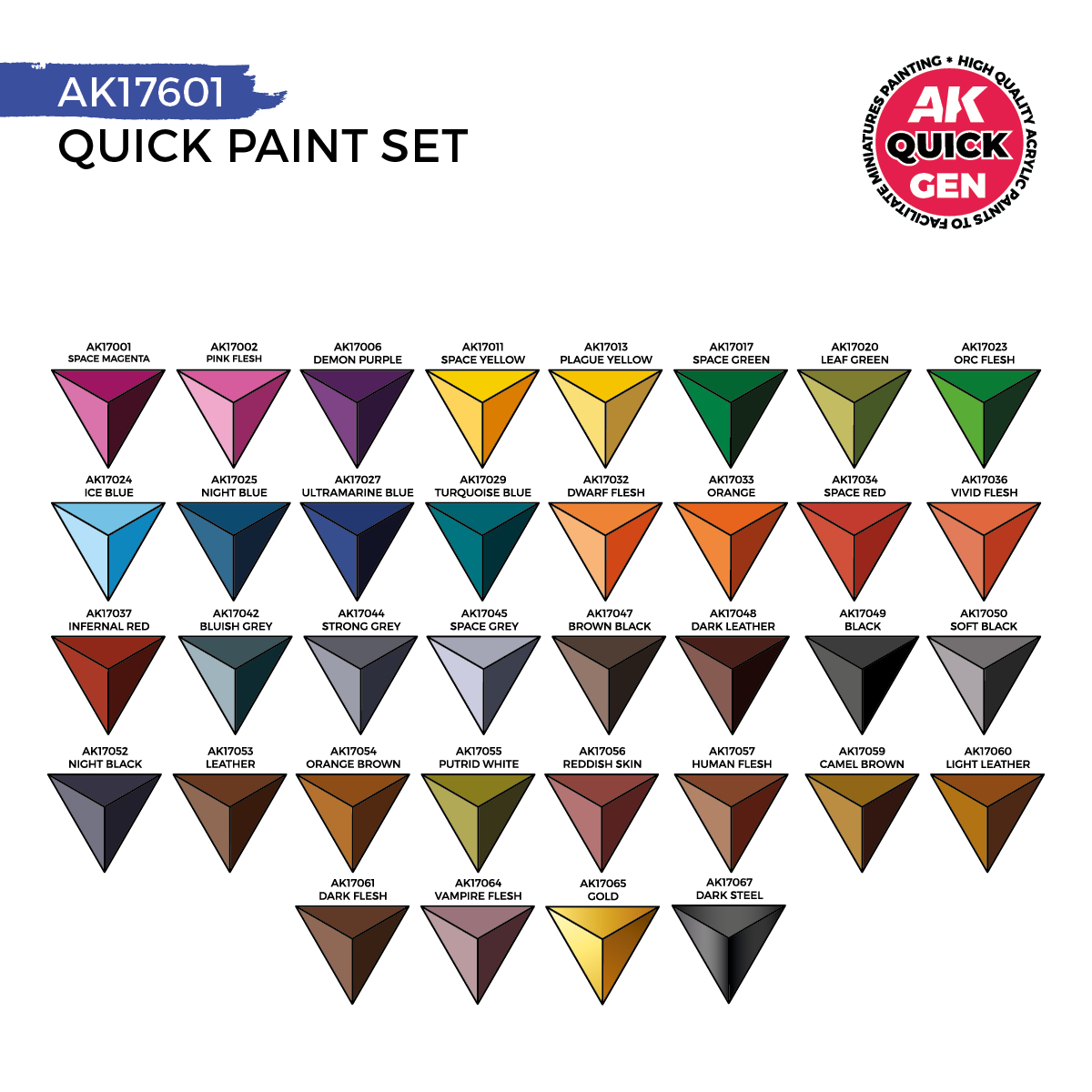 ak-interactive-quick-paint-set-36-quick-gen-colors-2-pennelli-gratis image 3