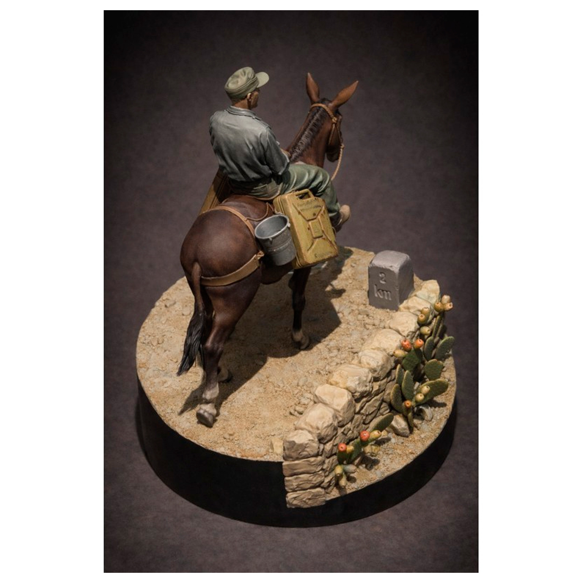 ak-interactive-german-soldier-with-mule-wwii-1-35-kit-3d-stampato image 3