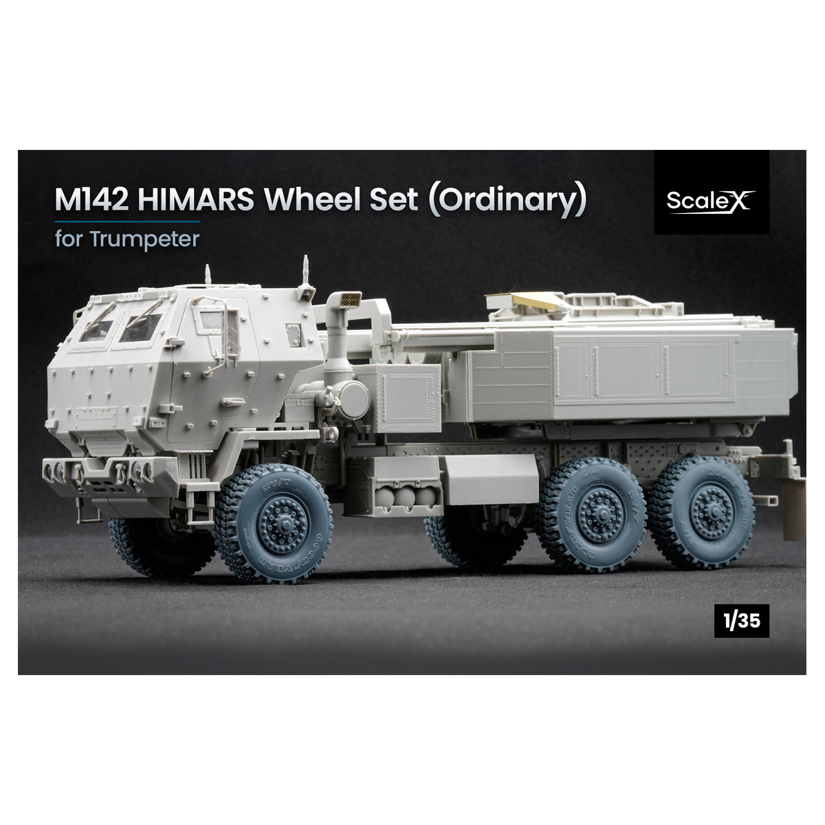ak-interactive-himars-v1-ordinary-wheel-set-set-ruote-1-35-per-modellismo image 1