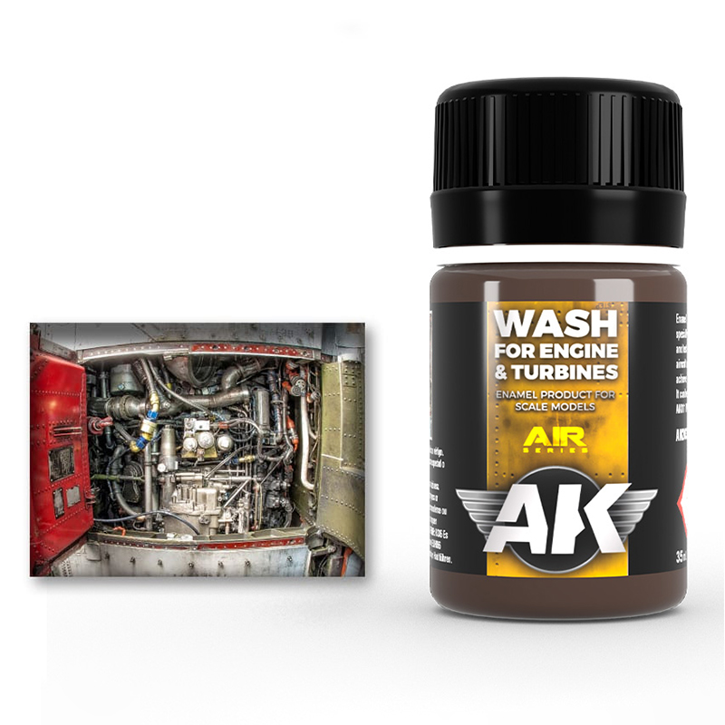 ak-interactive-deep-shades-lavado-para-motores-de-aviones-wash-modellismo image 1