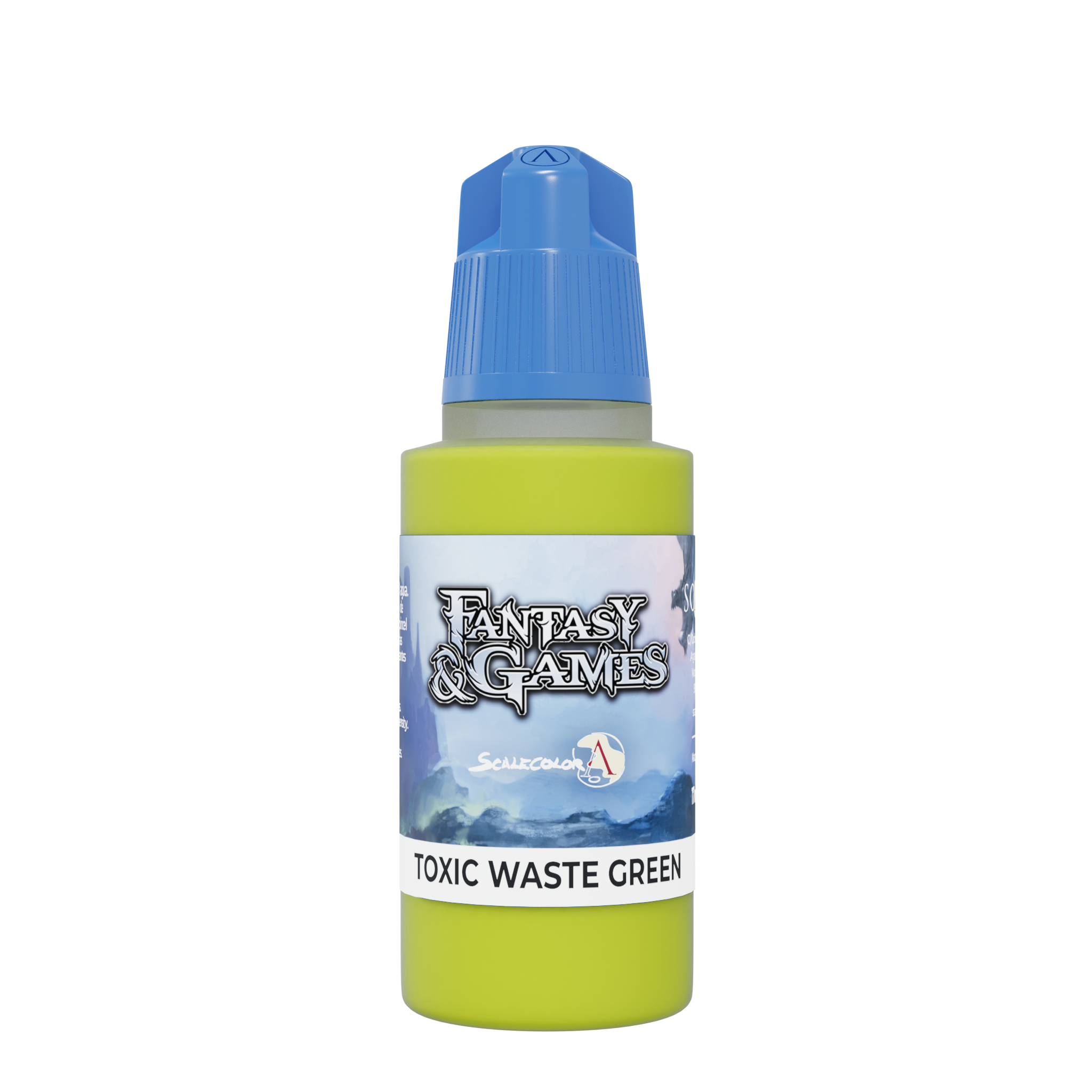 scale75-scalecolor-toxic-waste-green-colore-acrilico-satinato-17ml-per-wargames image 1