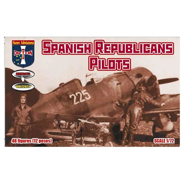 ak-interactive-1-72-pilotos-republicanos-espa-oles-set-figure-modellismo image 1