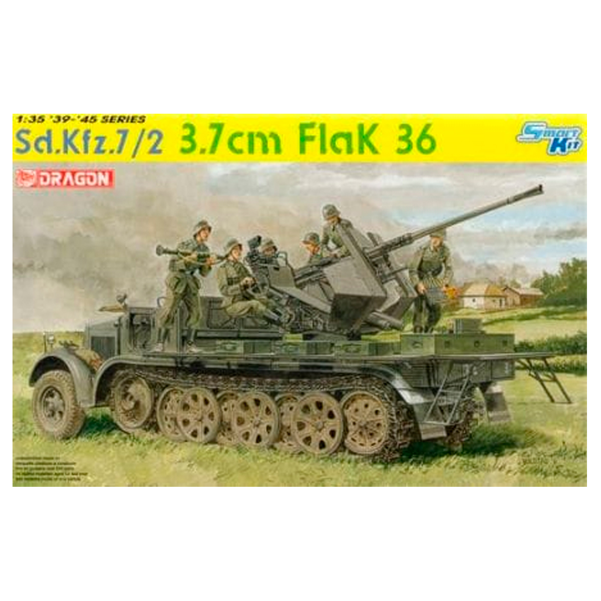 ak-interactive-1-35-sd-kfz-7-2-con-3-7-cm-flak-36-kit-modellismo-militare image 1