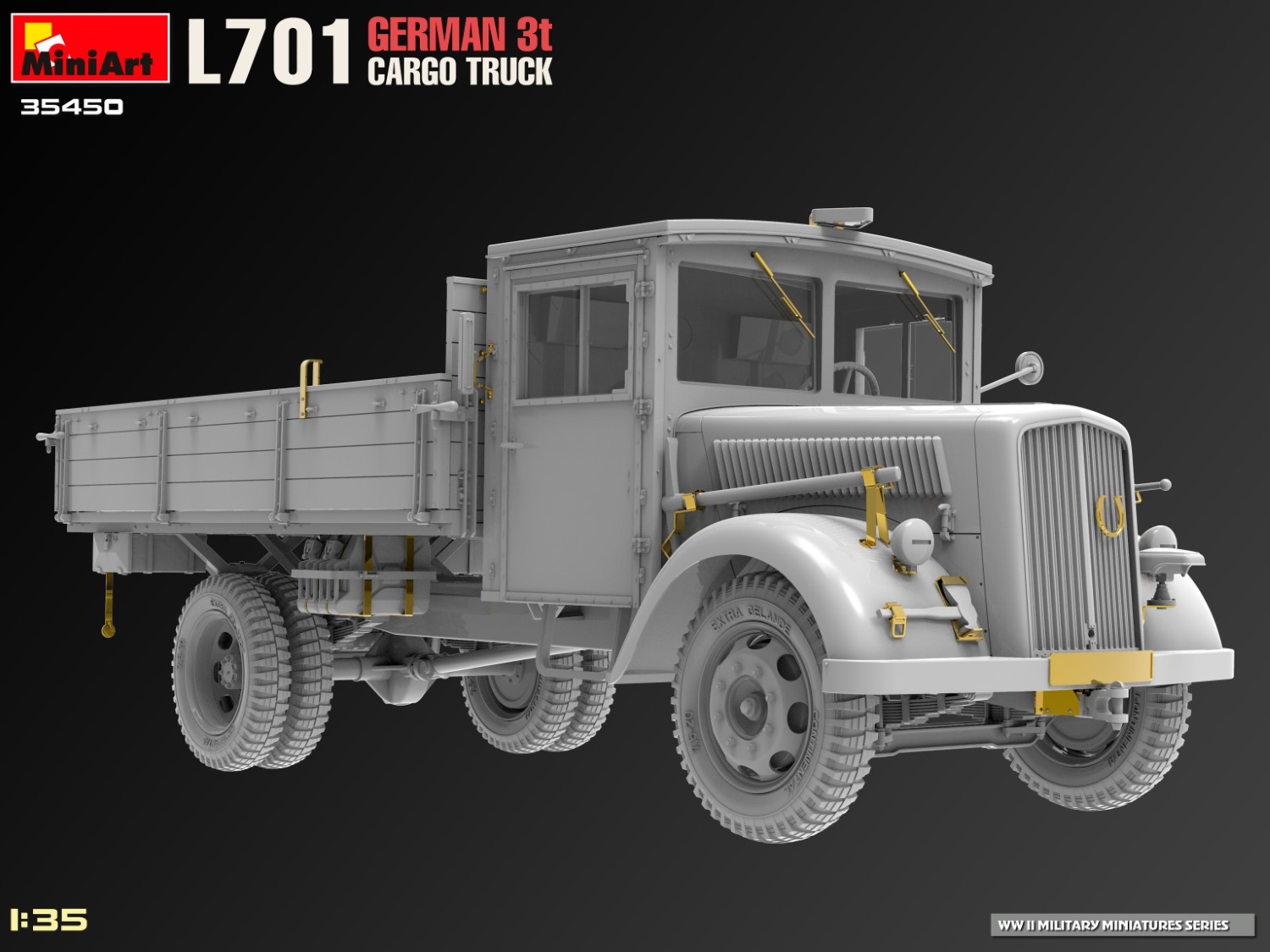 ak-interactive-1-35-l701-german-3t-cargo-truck-kit-di-modellismo image 4