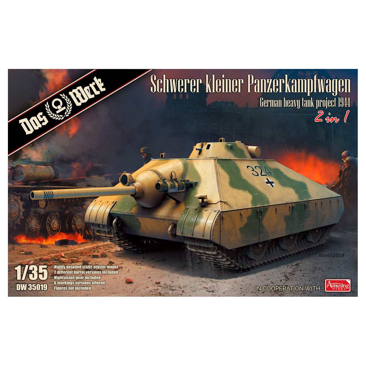 ak-interactive-schwerer-kleiner-panzer-heavy-tank-project-1944-scala-1-35 image 1
