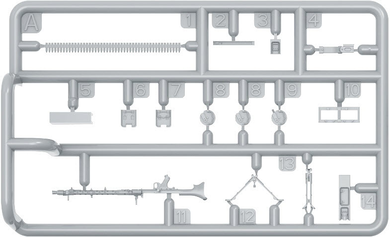 ak-interactive-1-35-german-machineguns-set-special-edition-set-di-mitragliatrici image 2