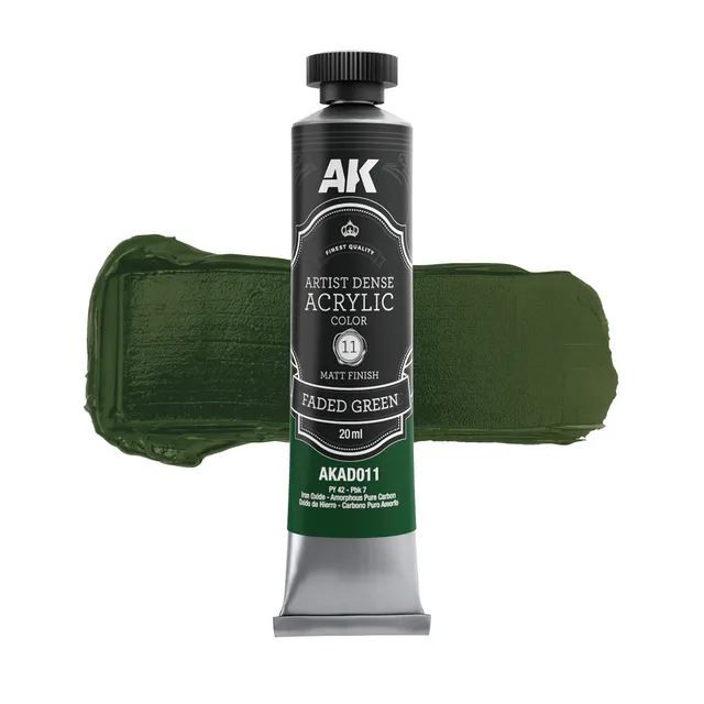 ak-interactive-faded-green-colore-acrilico-artist-dense image 1