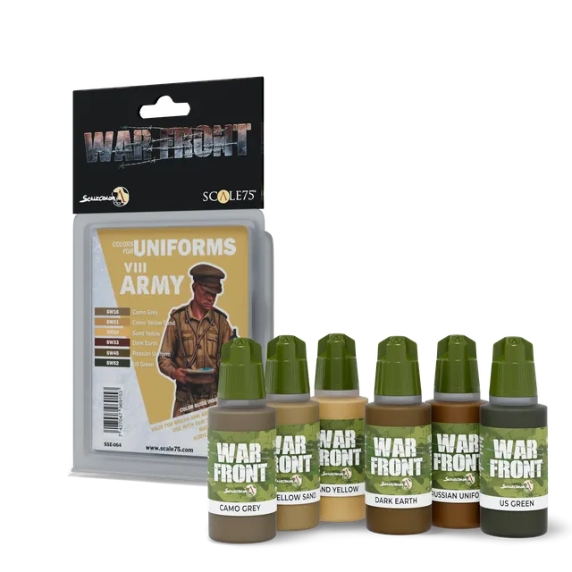 scale75-warfront-viii-army-paint-set-set-6-acrilici-uniforme-tropicale image 1