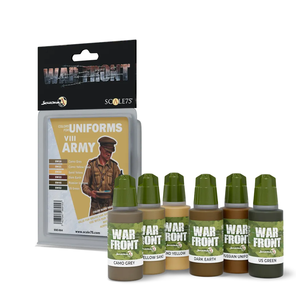 scale75-warfront-viii-army-paint-set-set-6-acrilici-uniforme-tropicale image 1