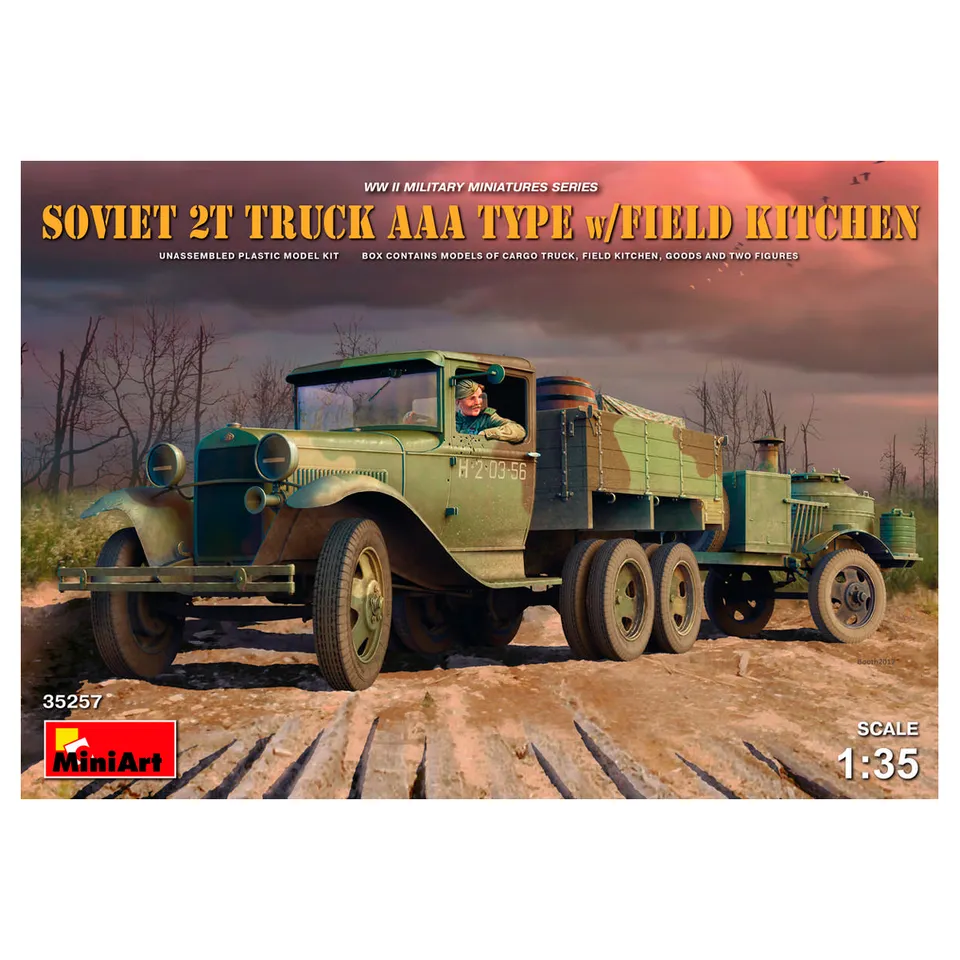 ak-interactive-1-35-soviet-2-t-truck-aaa-type-con-field-kitchen-kit-veicolo-e-cu image 1
