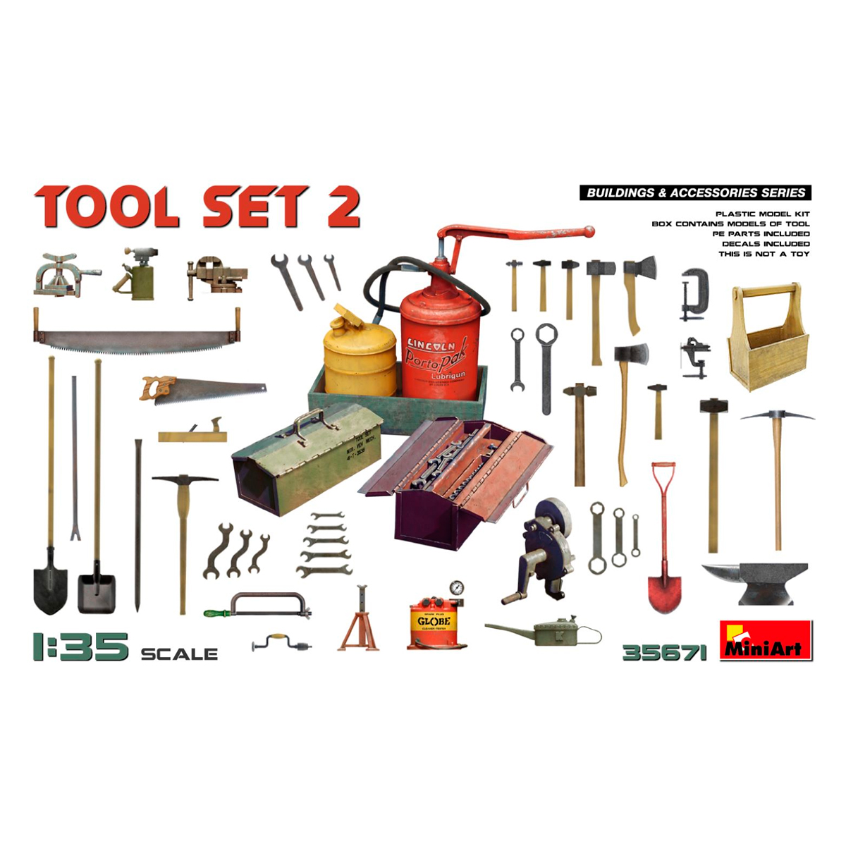 ak-interactive-1-35-tool-set-2-set-di-attrezzi-per-modellismo image 1