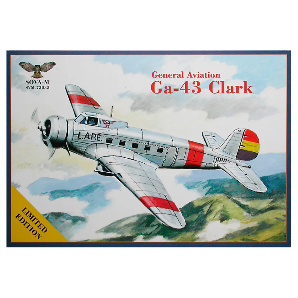 ak-interactive-sova-m-ga-43-clark-1-72-kit-modellismo-aereo-da-costruire image 1
