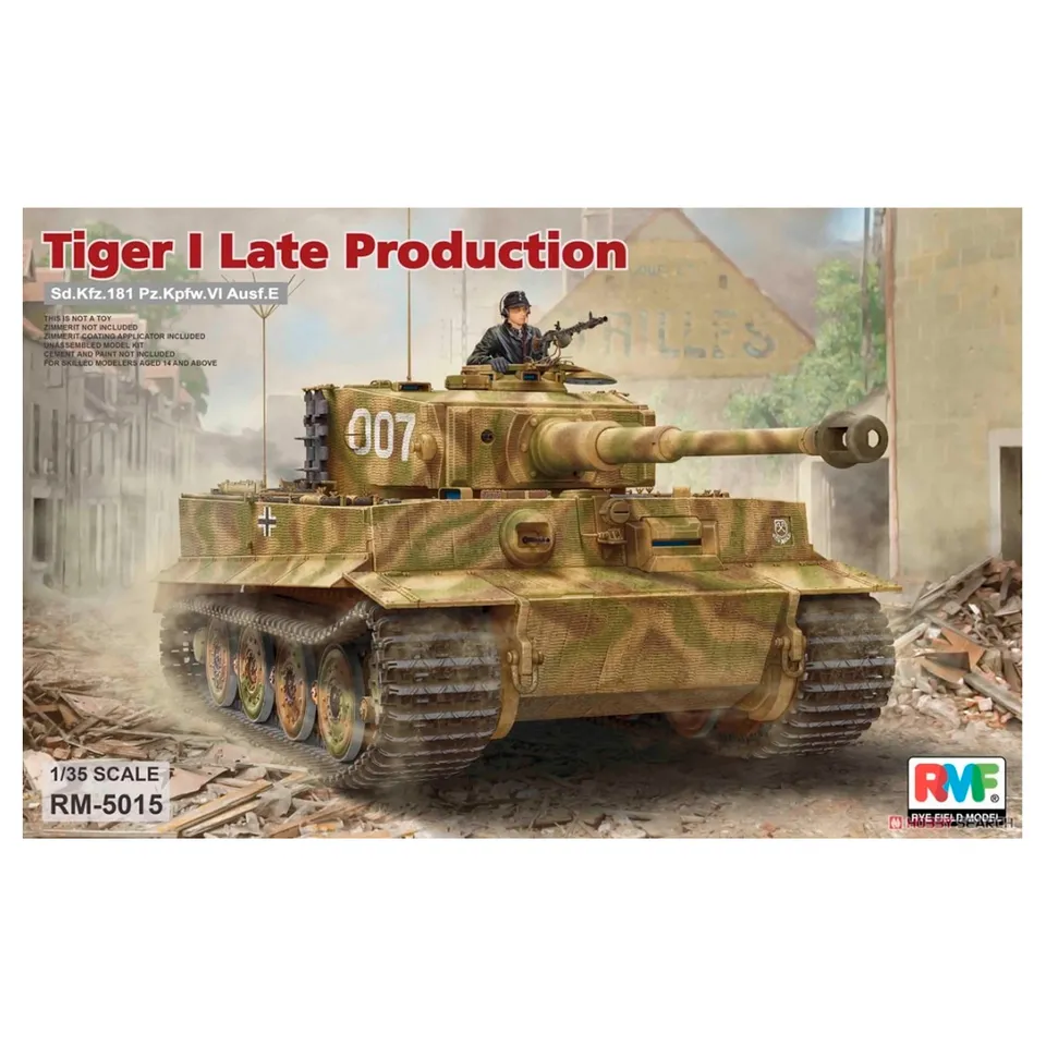 ak-interactive-1-35-pz-kpfw-vi-ausf-e-sd-kfz-181-tiger-i-late-production-kit-car image 1