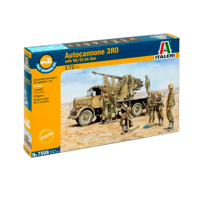 ak-interactive-1-72-autocann-3ro-with-90-53-aa-gun-kit-veicolo-militare image 1