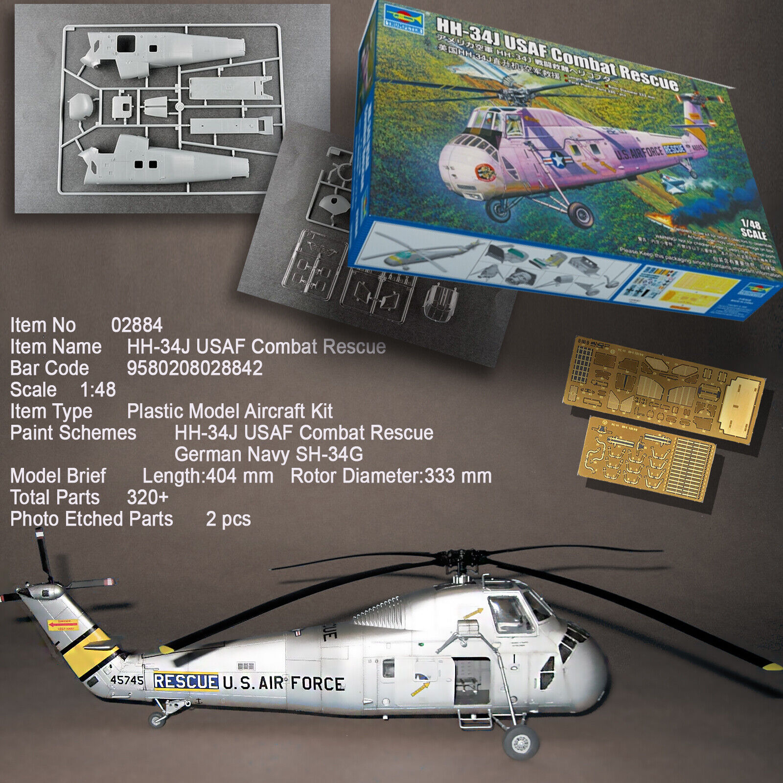 ak-interactive-hh-34j-usaf-combat-rescue-re-edition-1-48-kit-modellismo image 3