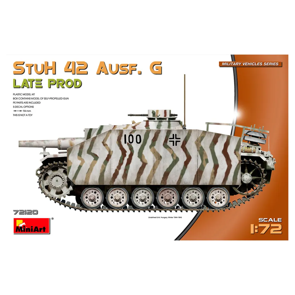 ak-interactive-stuh-42-ausf-g-late-prod-kit-modellismo-semovente-scala-1-72 image 1