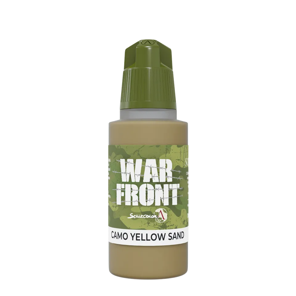 scale75-camo-yellow-sand-colore-acrilico-17ml-opaco-warfront-militare image 1