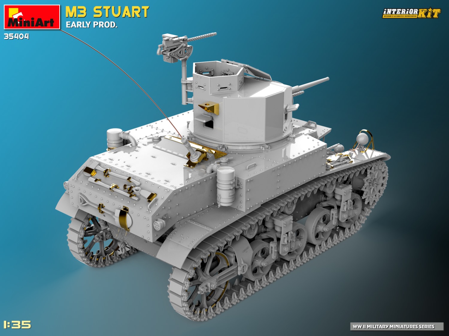 ak-interactive-1-35-m3-stuart-early-prod-interior-kit-kit-modellismo image 5