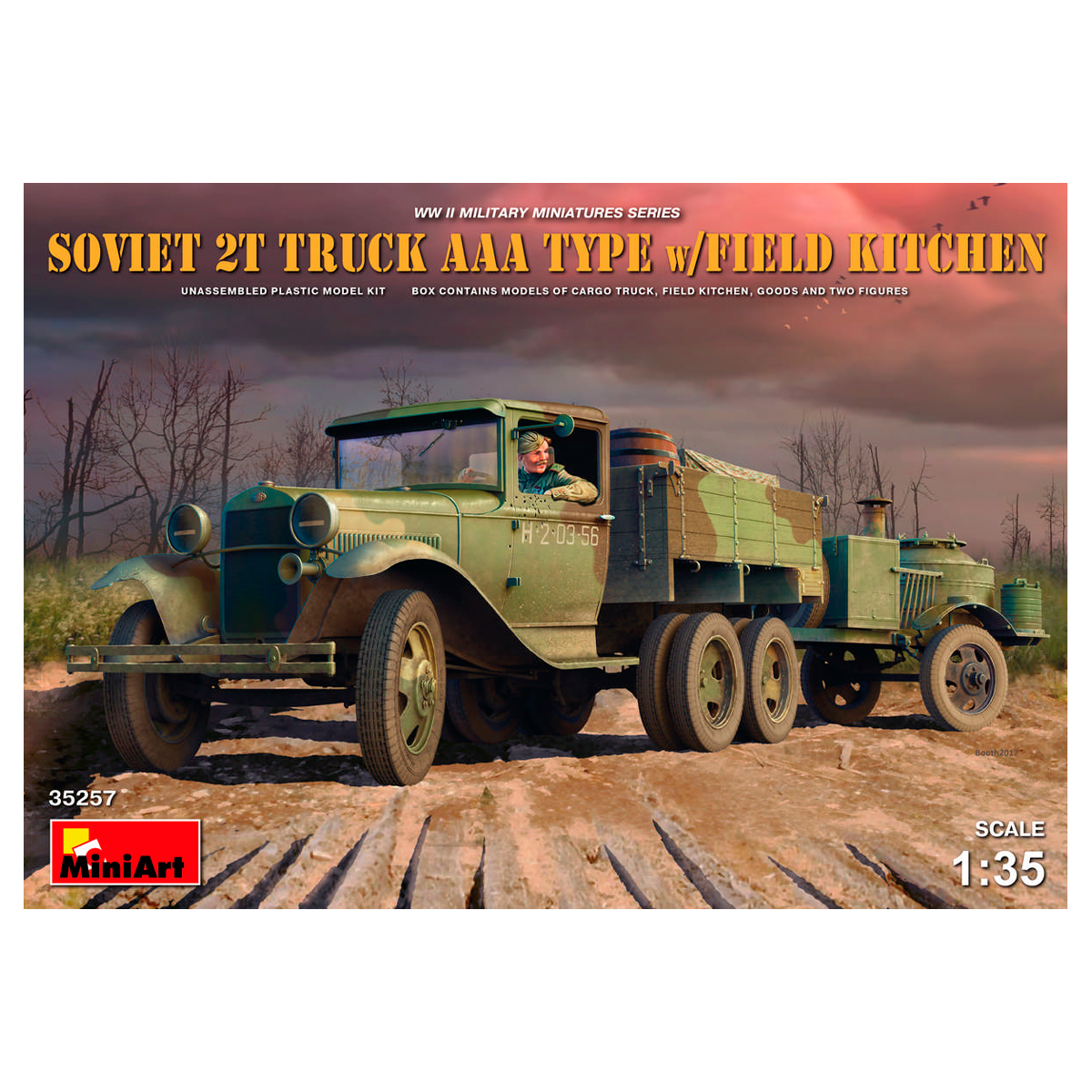 ak-interactive-1-35-soviet-2-t-truck-aaa-type-con-field-kitchen-kit-veicolo-e-cu image 1