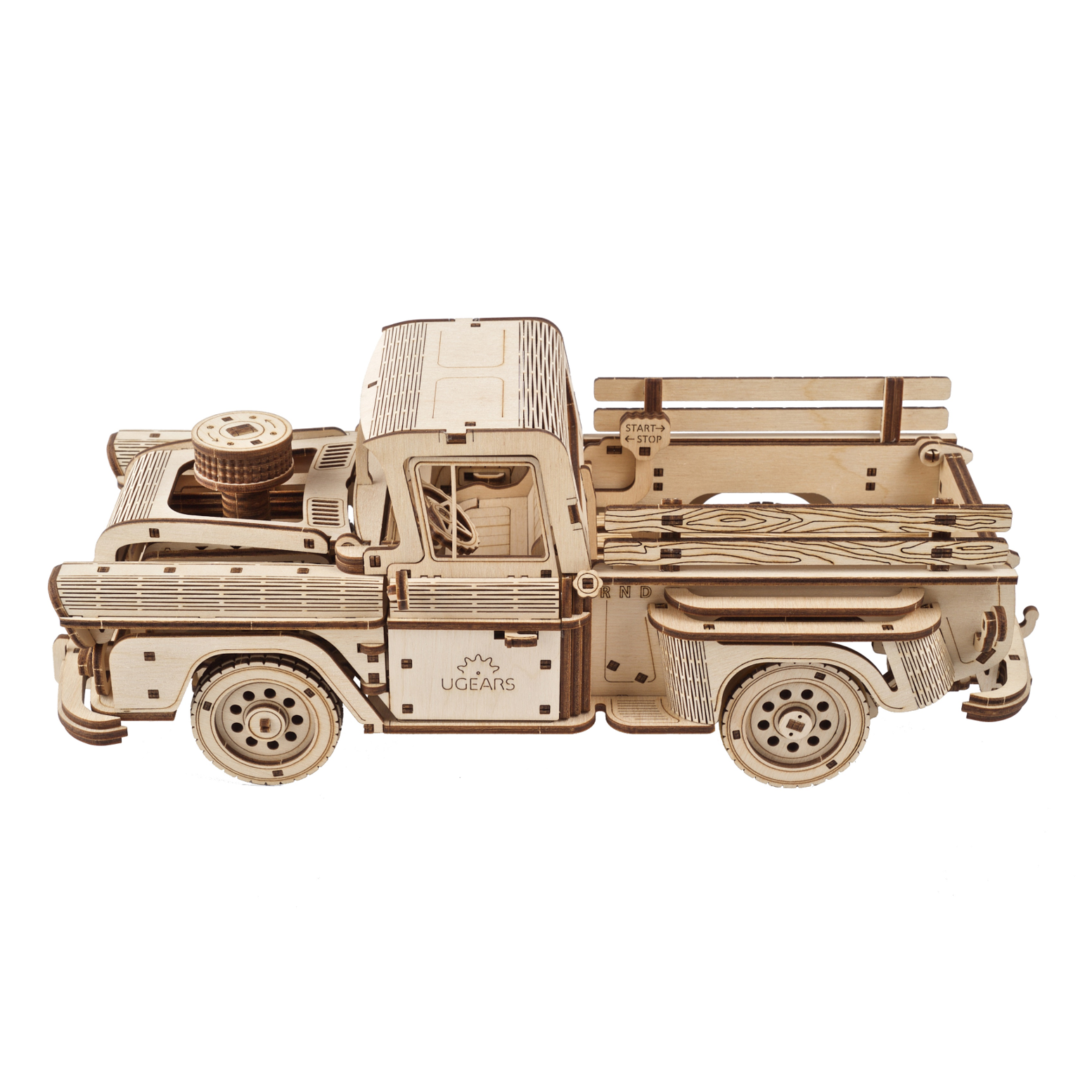 ugears-pickup-lumberjack-kit-camioncino-meccanico-in-legno image 3