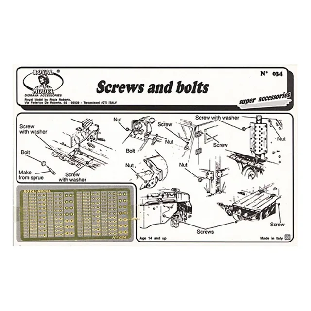 ak-interactive-screws-and-bolts-1-35-dettagli-per-modellismo-da-costruire-e-dipi image 1