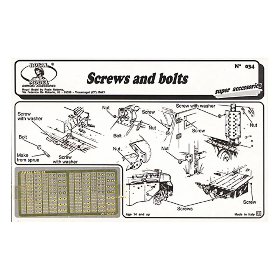 ak-interactive-screws-and-bolts-1-35-dettagli-per-modellismo-da-costruire-e-dipi image 1