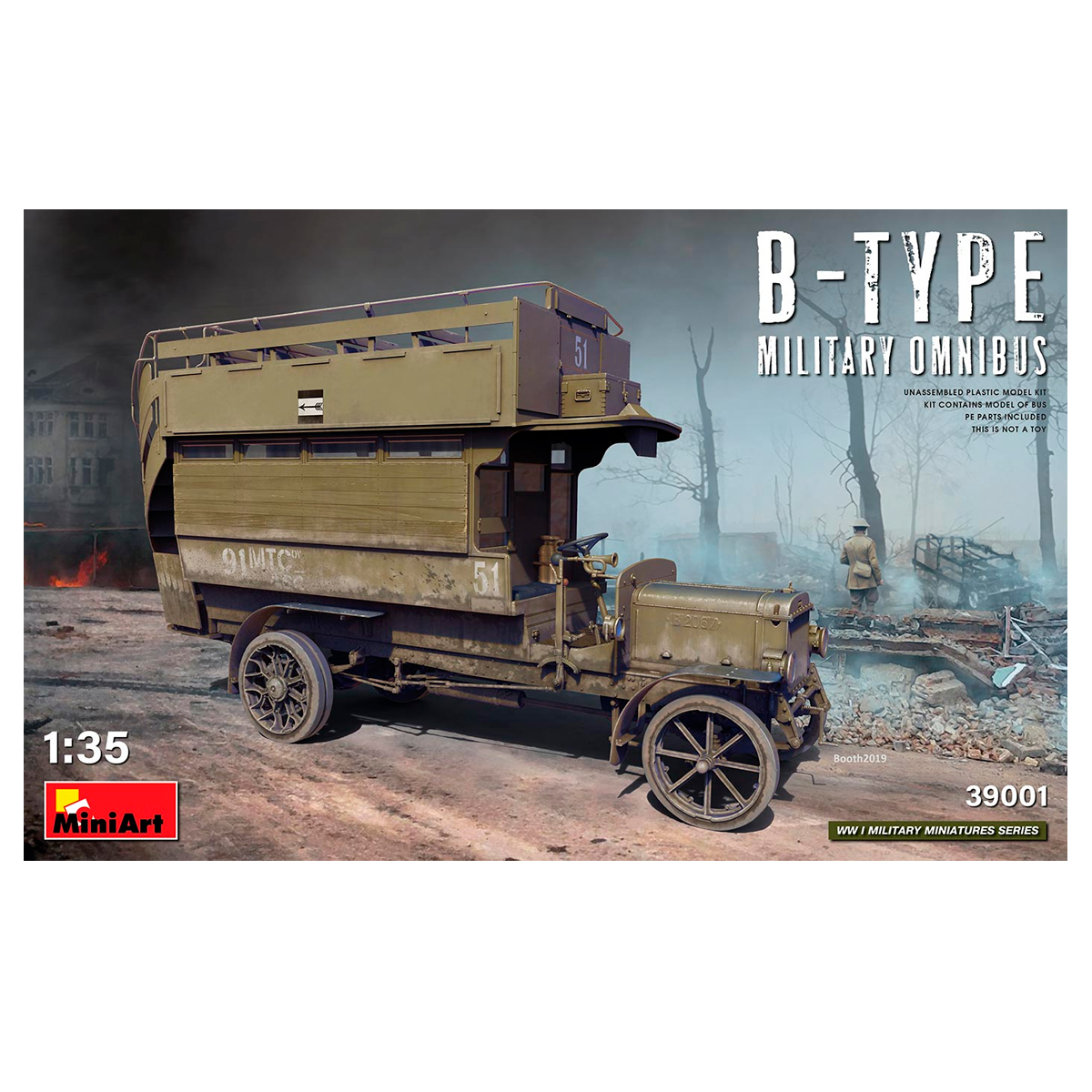 ak-interactive-1-35-b-type-military-omnibus-kit-modellismo-autobus-militare image 1