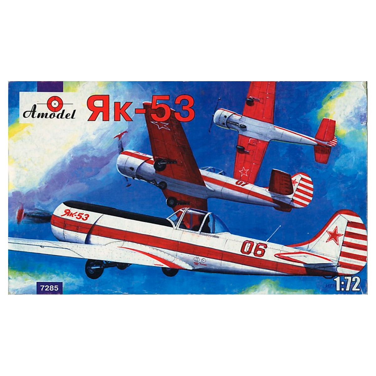 ak-interactive-1-72-yakovlev-yak-53-kit-modellismo-aereo-da-costruire-e-dipinger image 1