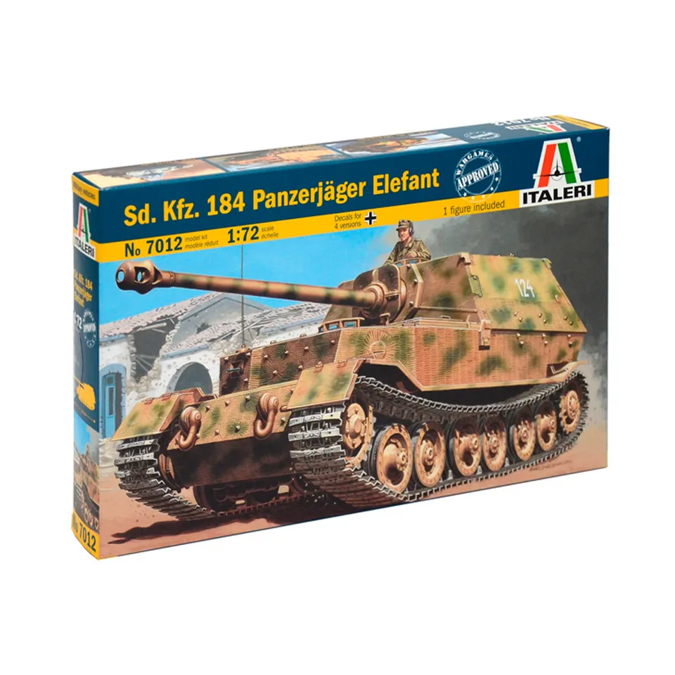 ak-interactive-1-72-sd-kfz-184-panzerj-ger-elefant-modello-in-scala-da-costruire image 1