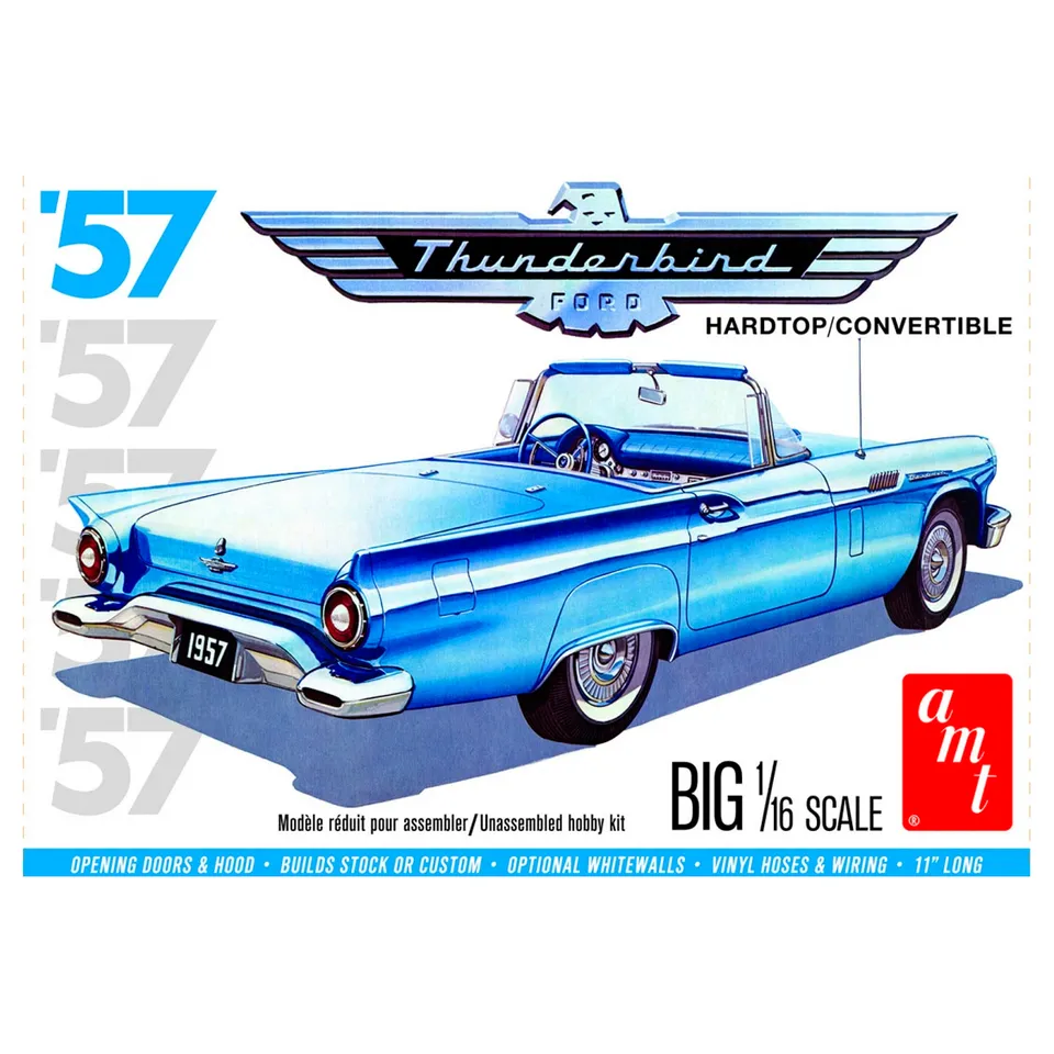 ak-interactive-1-16-ford-thunderbird-1957-hardtop-convertible-kit-auto image 1
